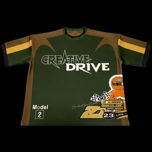 Creative Drive Racer Shirt: Green